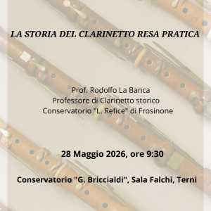 LA STORIA DEL CLARINETTO RESA PRATICA