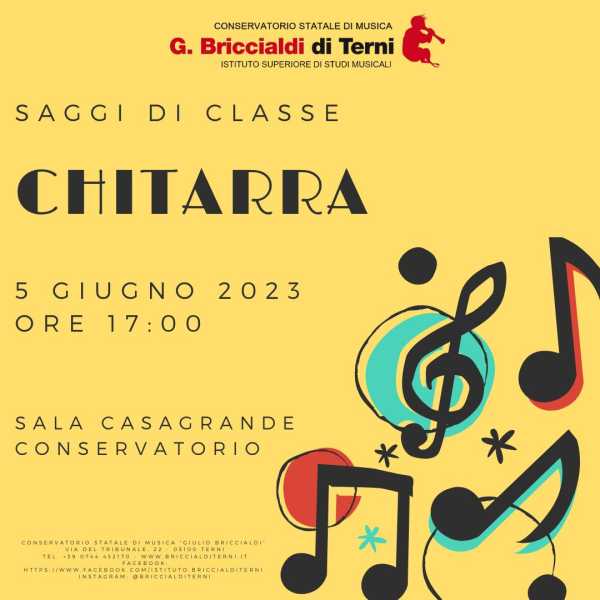 SAGGI DI CLASSE - CHITARRA 05/06/2023