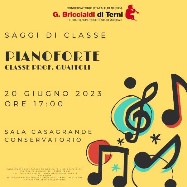 SAGGI DI CLASSE - PIANOFORTE PROF. GUAITOLI 20/06/2023