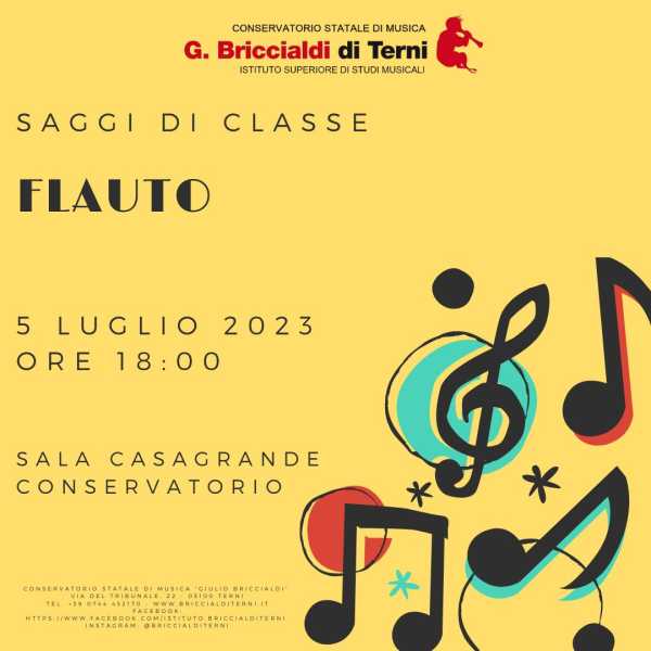 SAGGI DI CLASSE - FLAUTO 05/07/2023