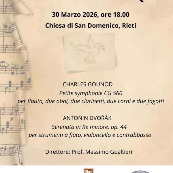 CONCERTO DI PASQUA - 30/03/2026 - RIETI