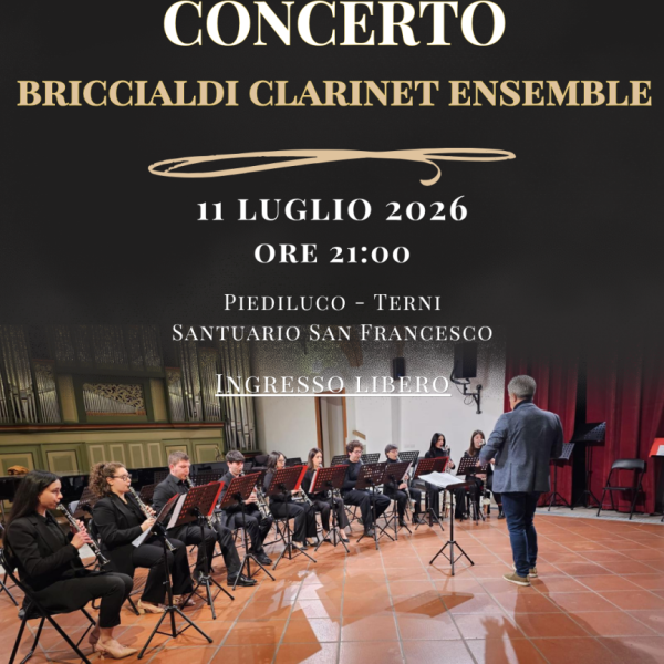 CONCERTO BRICCIALDI CLARINET ENSEMBLE - 11 luglio 2026